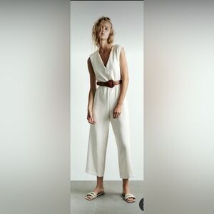 ZARA belted Jumpsuit- Mono largo Cinturón